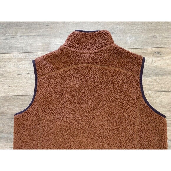 Patagonia Retro Pile Brown Fleece Vest - Picture 7 of 8